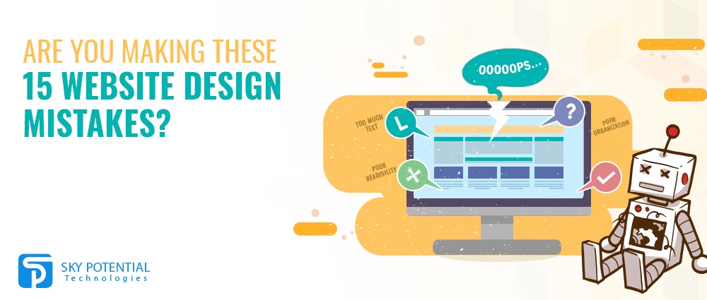 Are you making these 15 website design mistakes